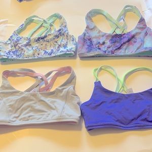 Ivivva Lululemon kids sports bras all size 10